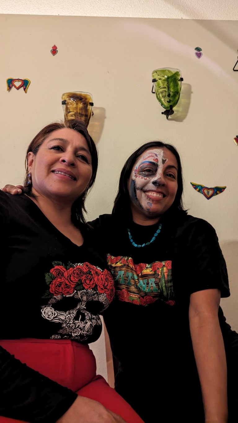 Members celebrate Dia de los Muertos